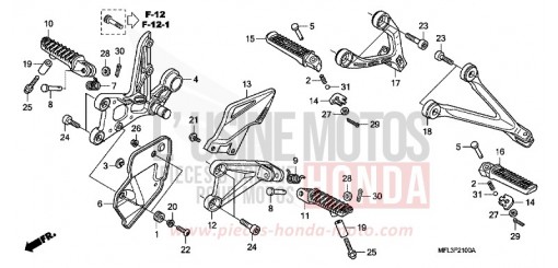MARCHE CBR1000RRA de 2010